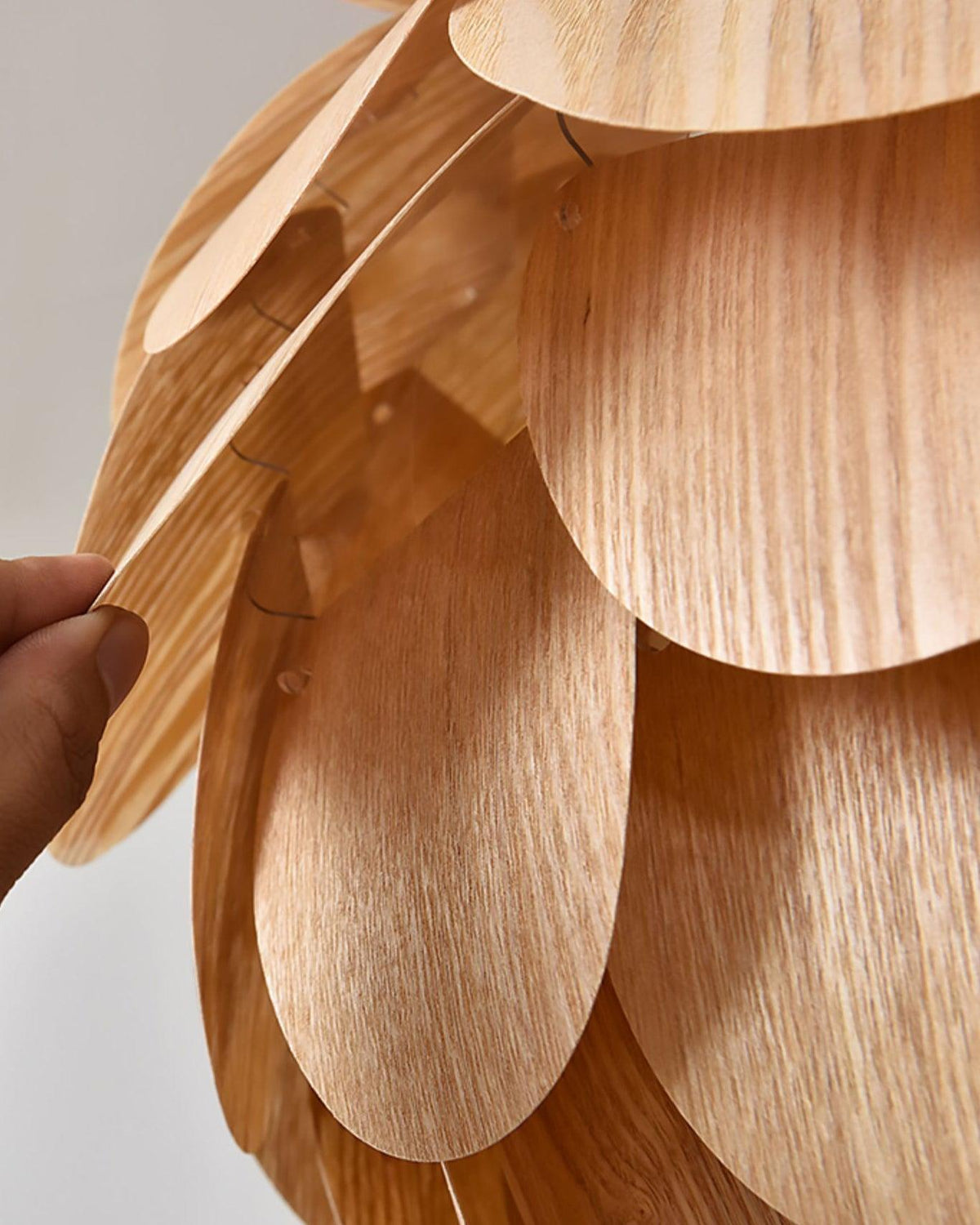 Wlara Suspension moderne en bois - Neutralighting