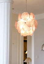 Aurora Chandelier en Verre de Murano Rose Vintage - Neutralighting