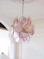 Aurora Chandelier en Verre de Murano Rose Vintage - Neutralighting