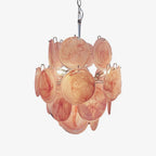 Aurora Chandelier en Verre de Murano Rose Vintage - Neutralighting