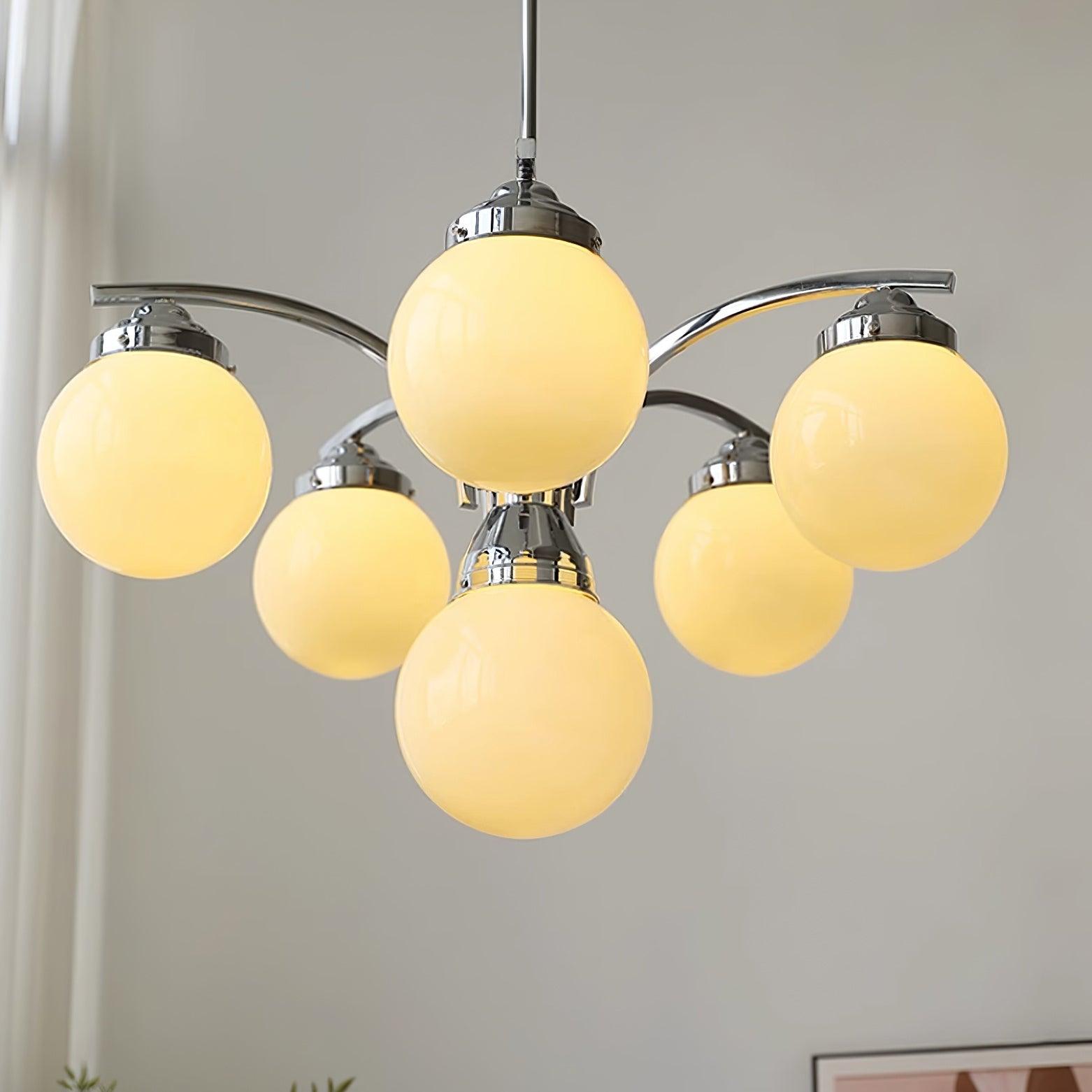 Lustra Chandelier en Verre Rose - Neutralighting