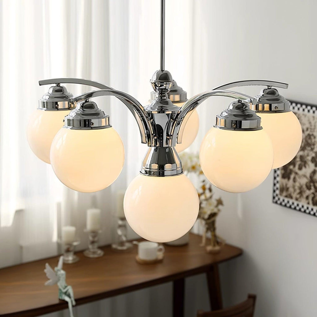 Lustra Chandelier en Verre Rose - Neutralighting