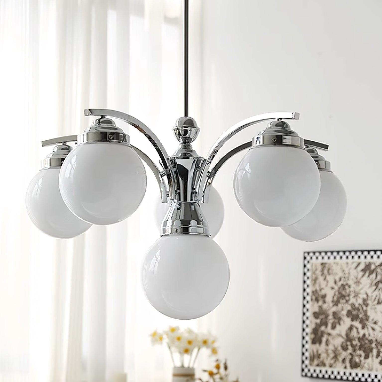 Lustra Chandelier en Verre Rose - Neutralighting