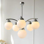 Salamanca Lustre Verre Chrome Élégant - Neutralighting