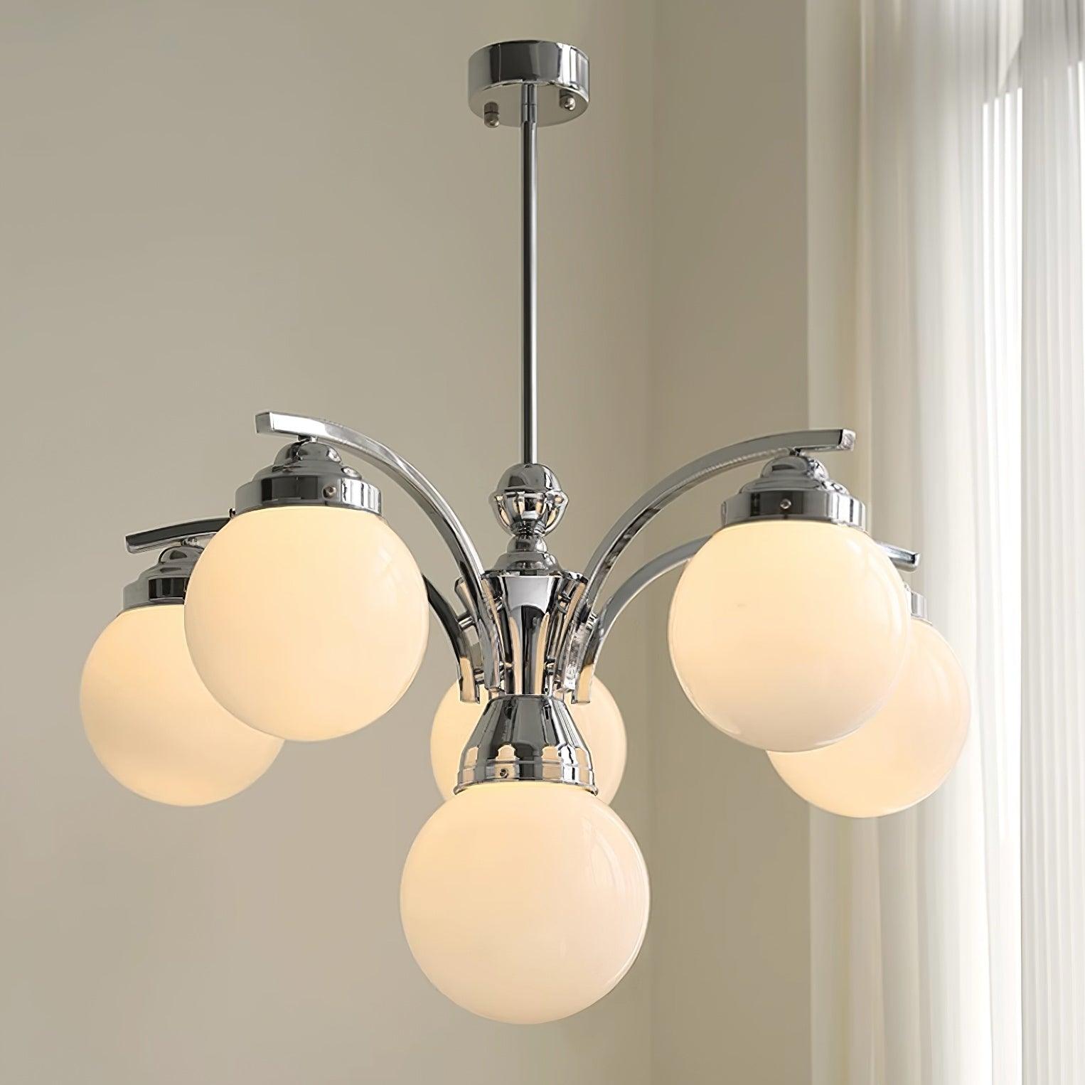 Lustra Chandelier en Verre Rose - Neutralighting
