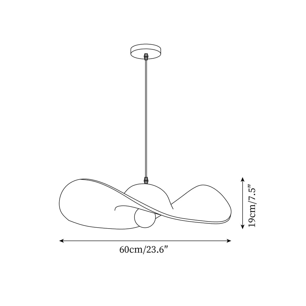 Piuma Suspension Chapeau - Neutralighting