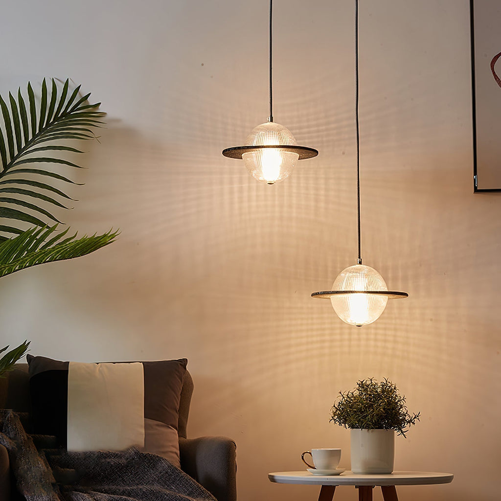Valentina Moderne Créatif LED Suspension Métal/Verre Chambre À Coucher - Neutralighting