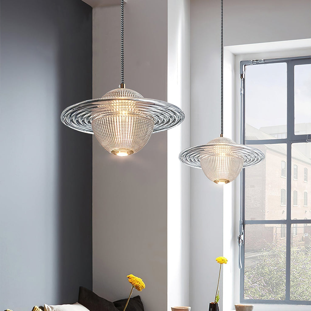 Valentina Moderne Créatif LED Suspension Métal/Verre Chambre À Coucher - Neutralighting