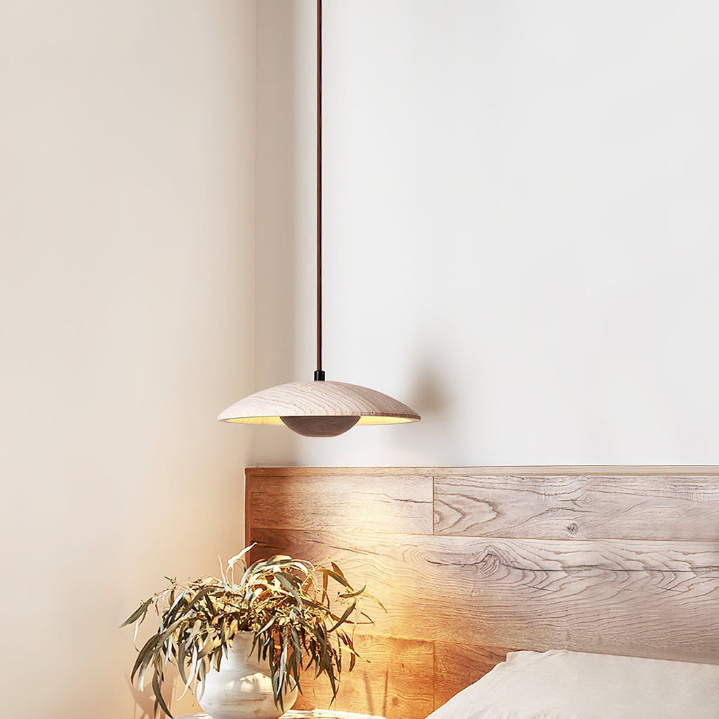 Zodore Large-Bord Travertin Pendentif Lumière - Neutralighting