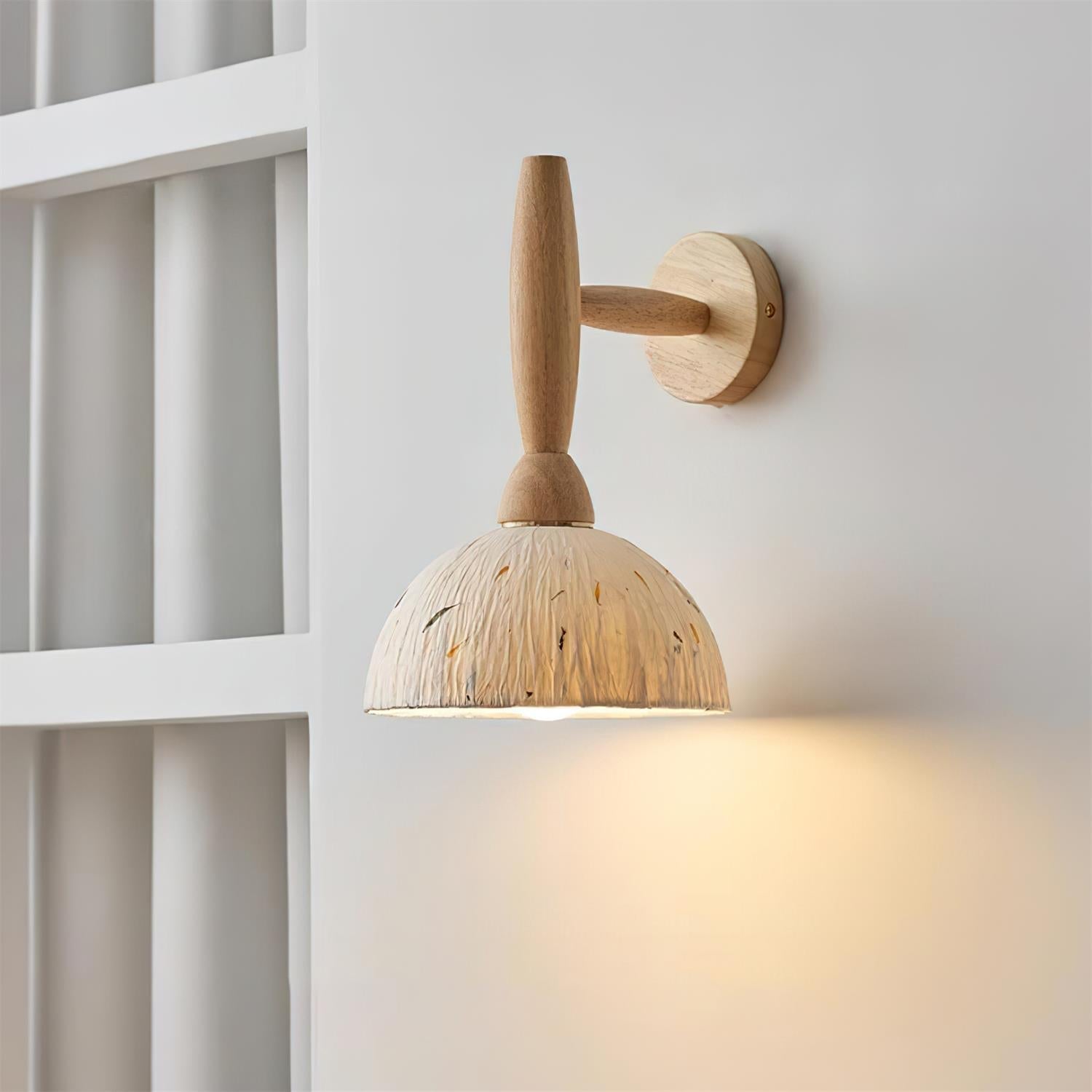 Playa Applique Murale en Bois Papier de Riz Bois - Neutralighting