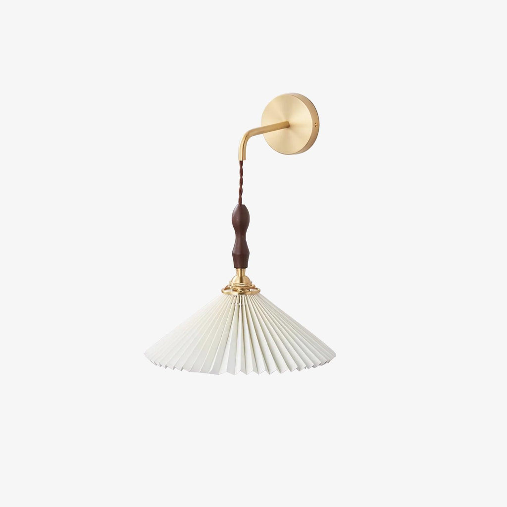 Eurlaeel Applique Murale Plissée en Bois Premium - Neutralighting