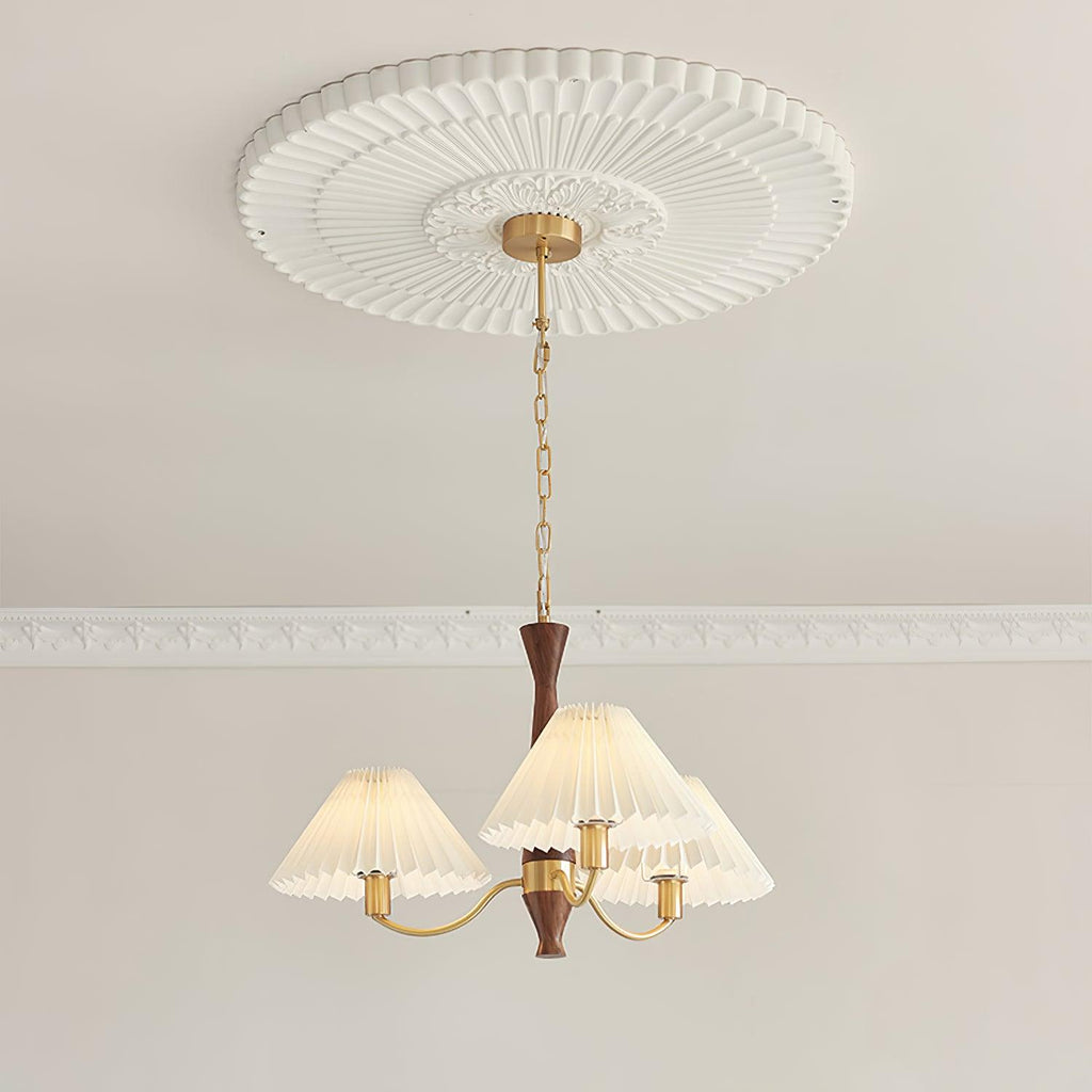 Zarn Lustre en Tissu Plissé - Neutralighting