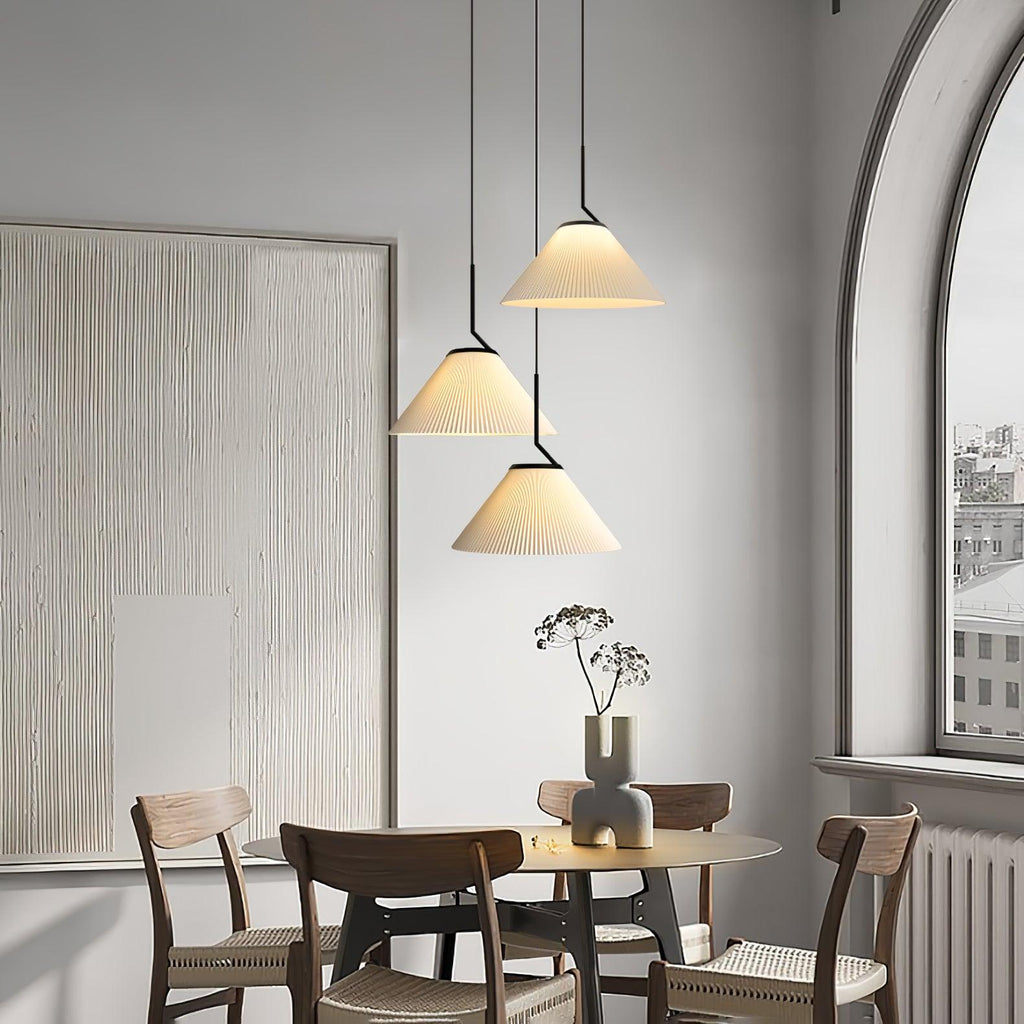 Zoravine Plissé Tissu Suspension Lumière - Neutralighting