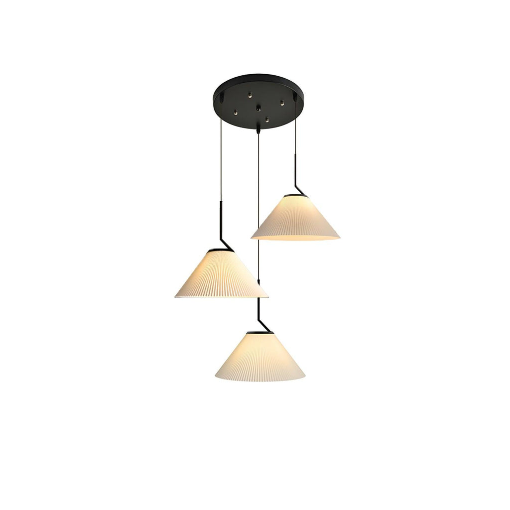 Zoravine Plissé Tissu Suspension Lumière - Neutralighting