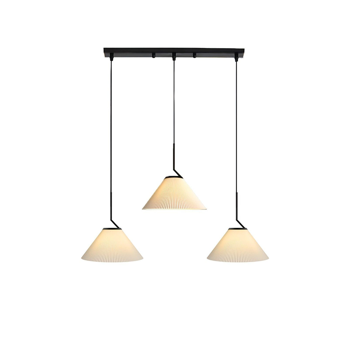 Zoravine Plissé Tissu Suspension Lumière - Neutralighting