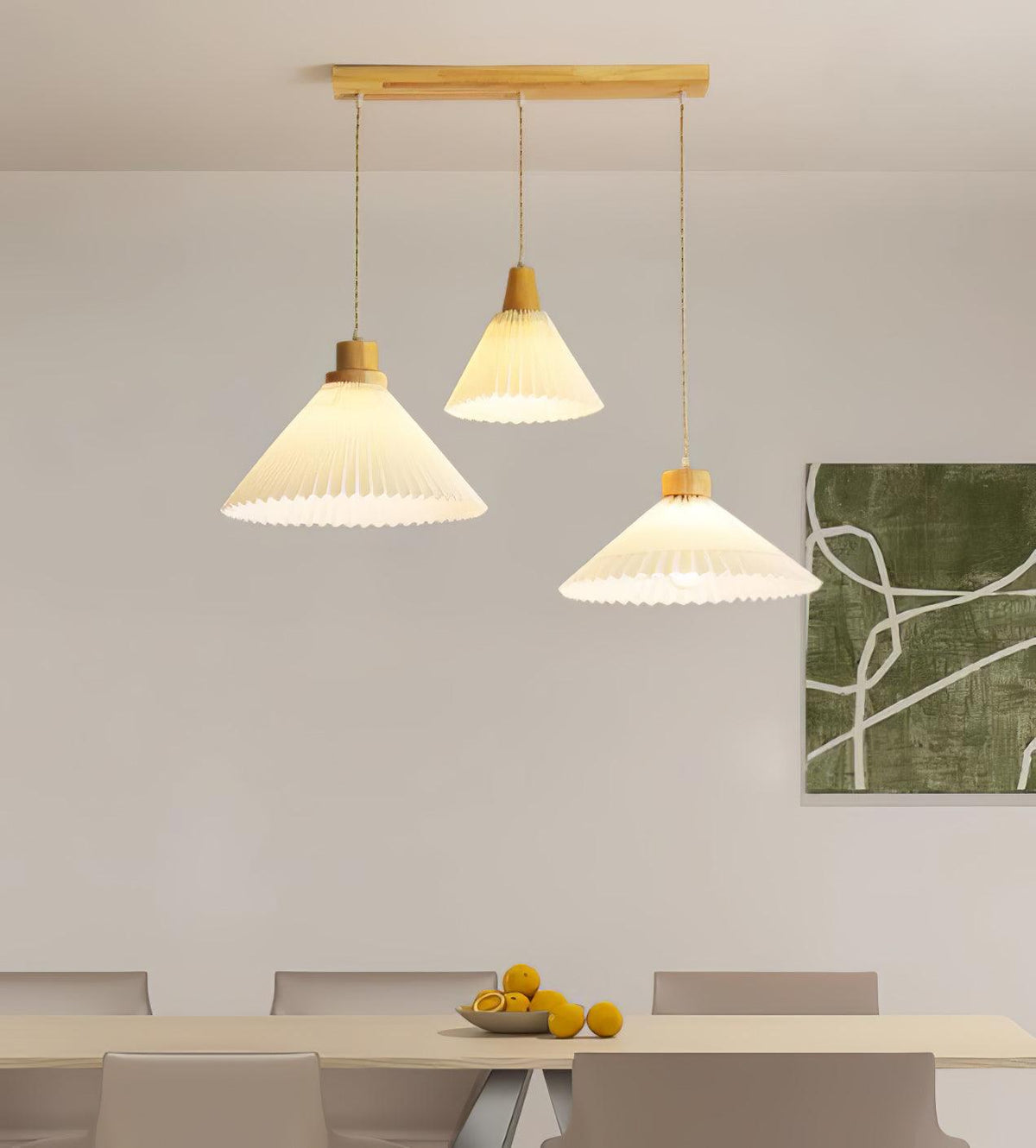 Flora Lampe Pendante en Bois Moderne - Neutralighting