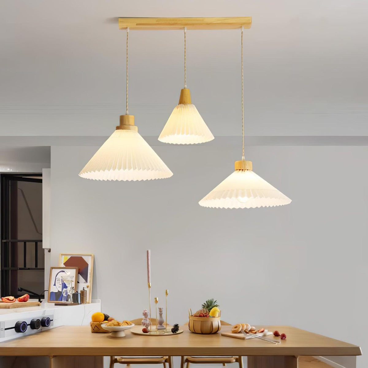 Flora Lampe Pendante en Bois Moderne - Neutralighting