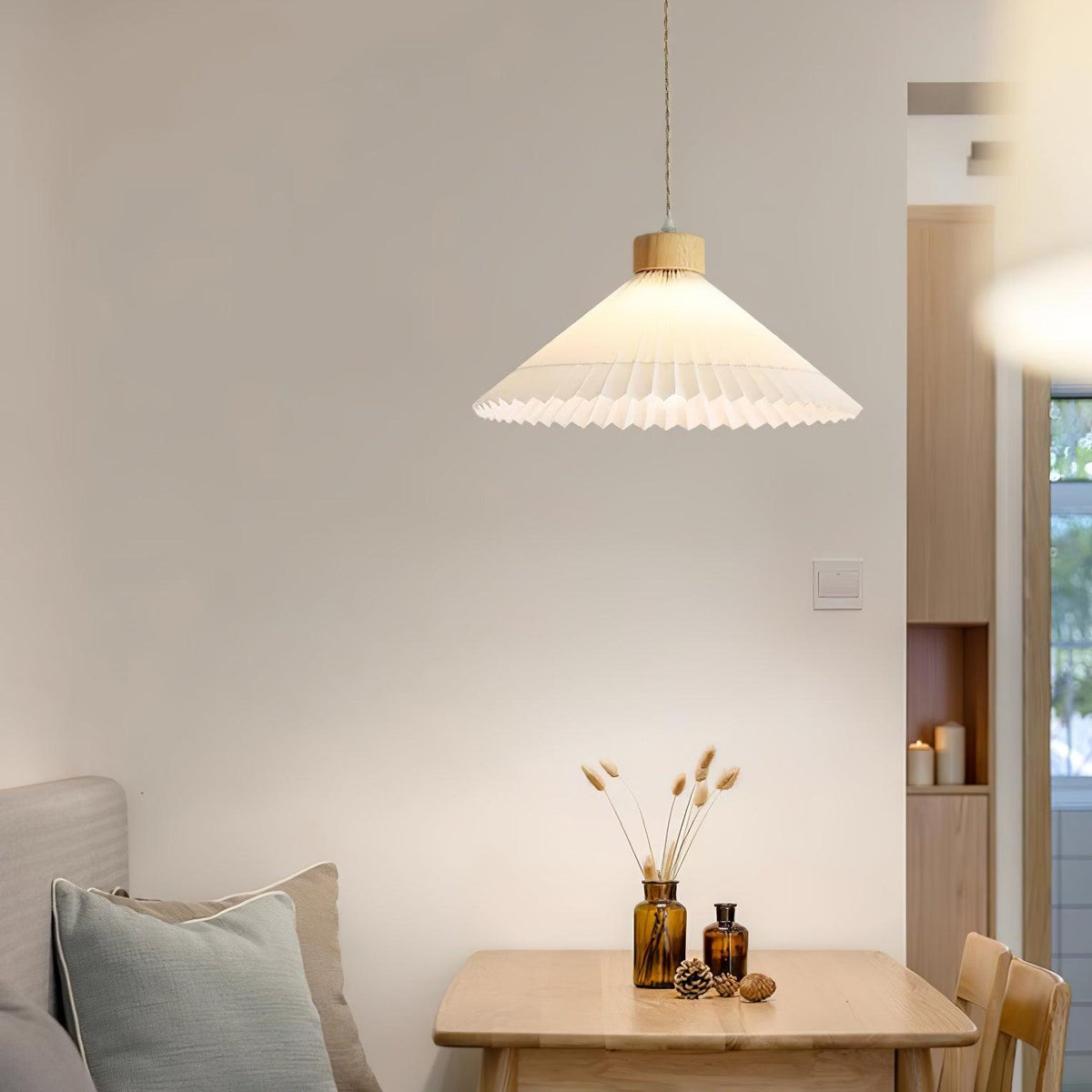Flora Lampe Pendante en Bois Moderne - Neutralighting