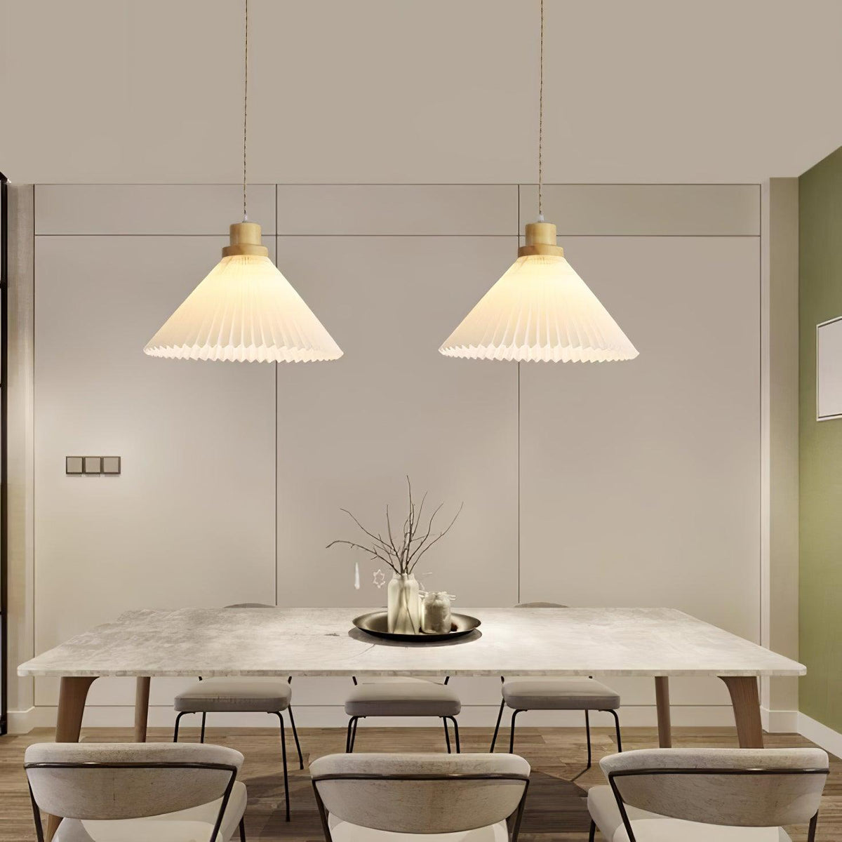 Flora Lampe Pendante en Bois Moderne - Neutralighting