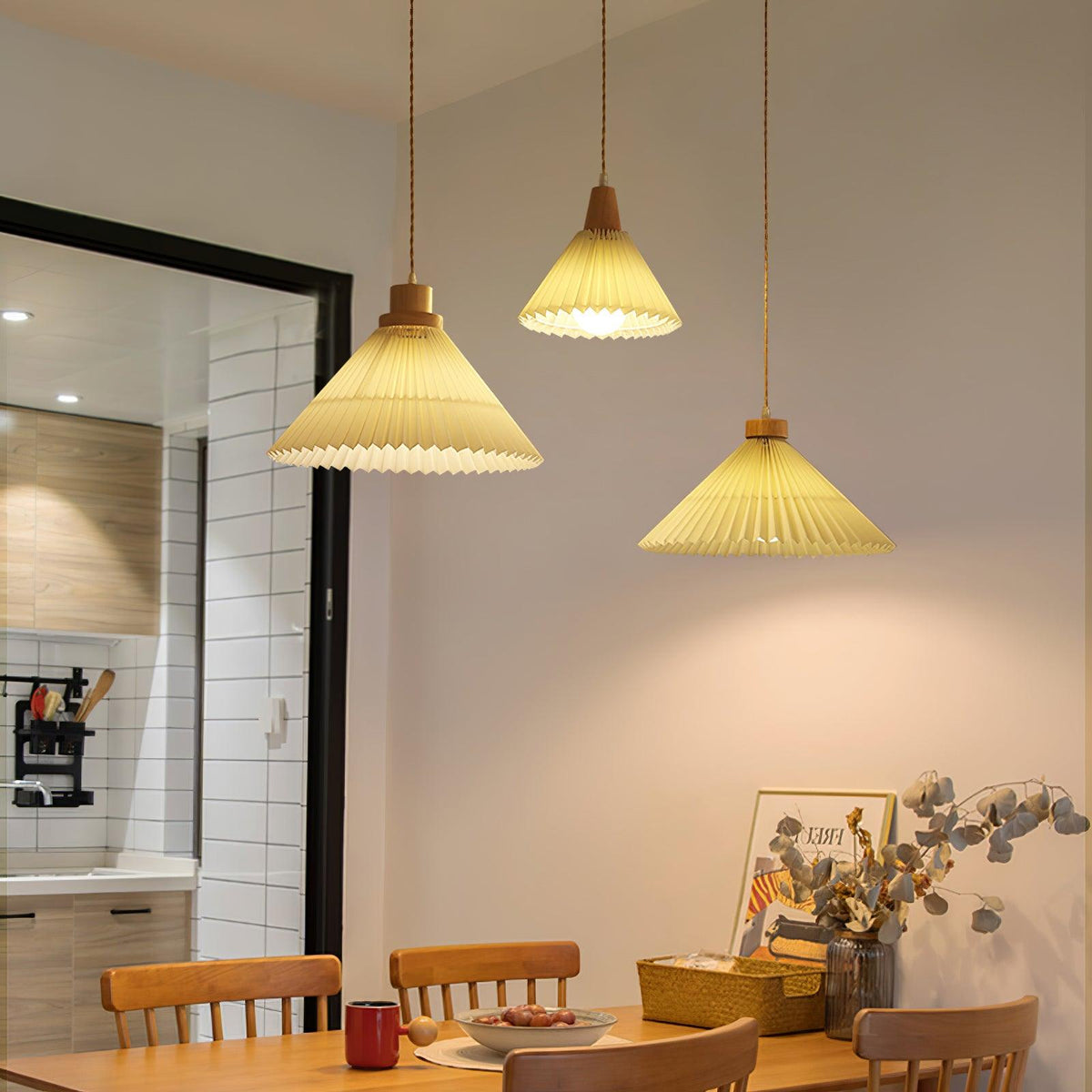 Flora Lampe Pendante en Bois Moderne - Neutralighting