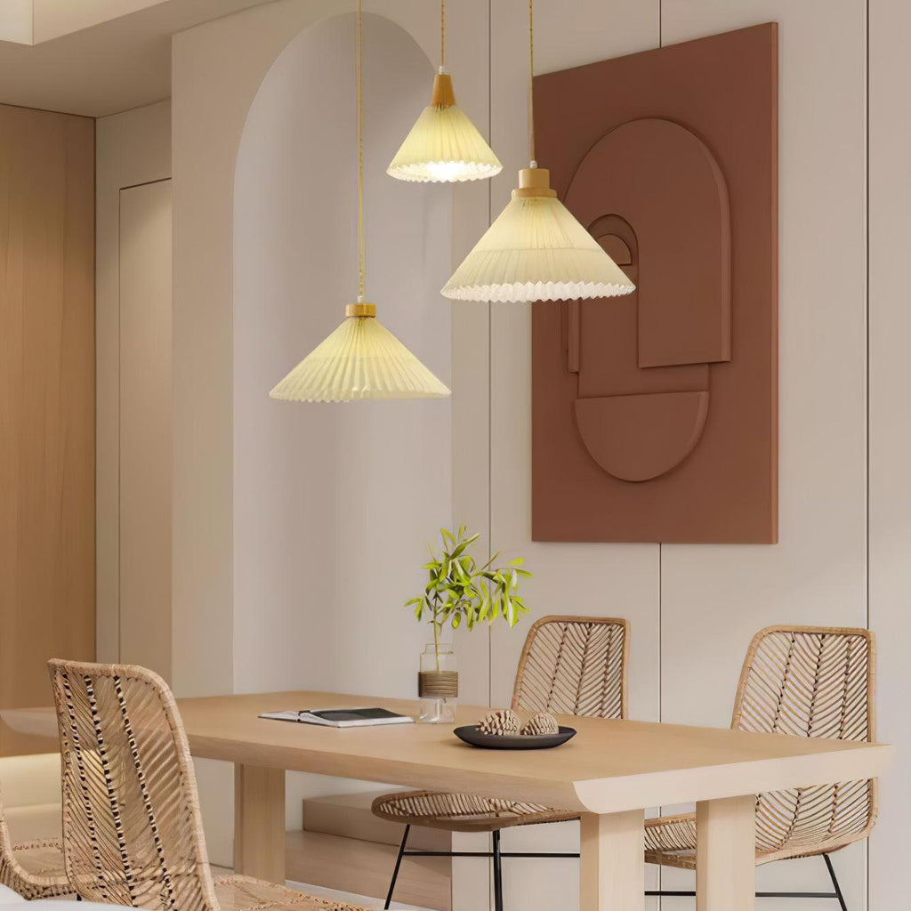 Flora Lampe Pendante en Bois Moderne - Neutralighting