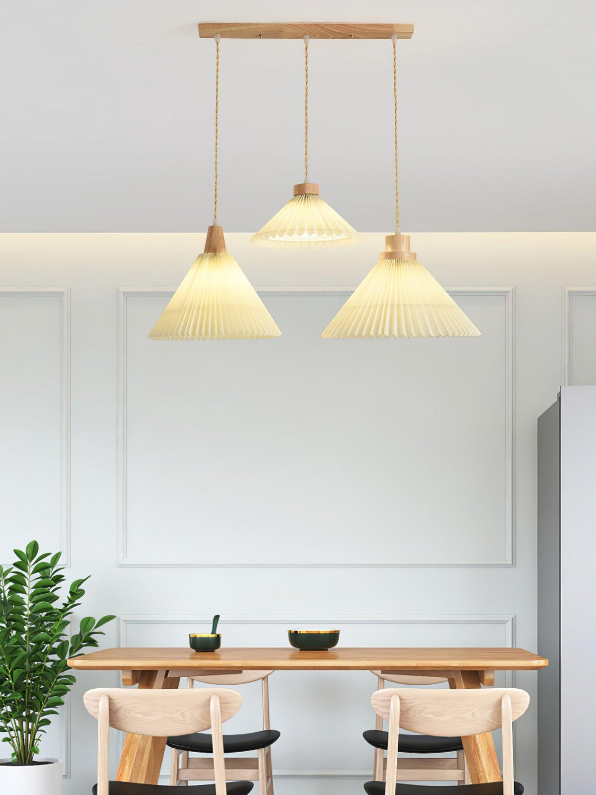 Flora Lampe Pendante en Bois Moderne - Neutralighting