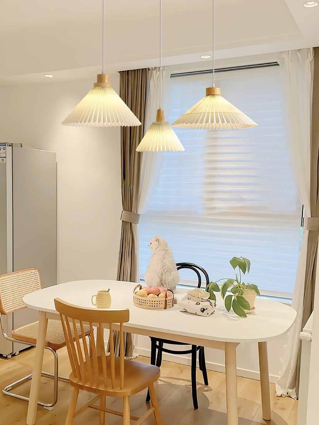 Flora Lampe Pendante en Bois Moderne - Neutralighting