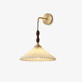 Eurlaeel Applique Murale Plissée en Bois Premium - Neutralighting