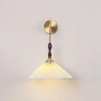 Eurlaeel Applique Murale Plissée en Bois Premium - Neutralighting