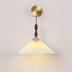Eurlaeel Applique Murale Plissée en Bois Premium - Neutralighting
