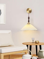 Eurlaeel Applique Murale Plissée en Bois Premium - Neutralighting