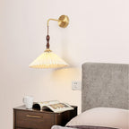 Eurlaeel Applique Murale Plissée en Bois Premium - Neutralighting