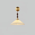 Eurlaeel Applique Murale Plissée en Bois Premium - Neutralighting