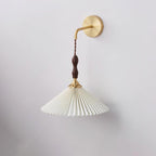 Eurlaeel Applique Murale Plissée en Bois Premium - Neutralighting