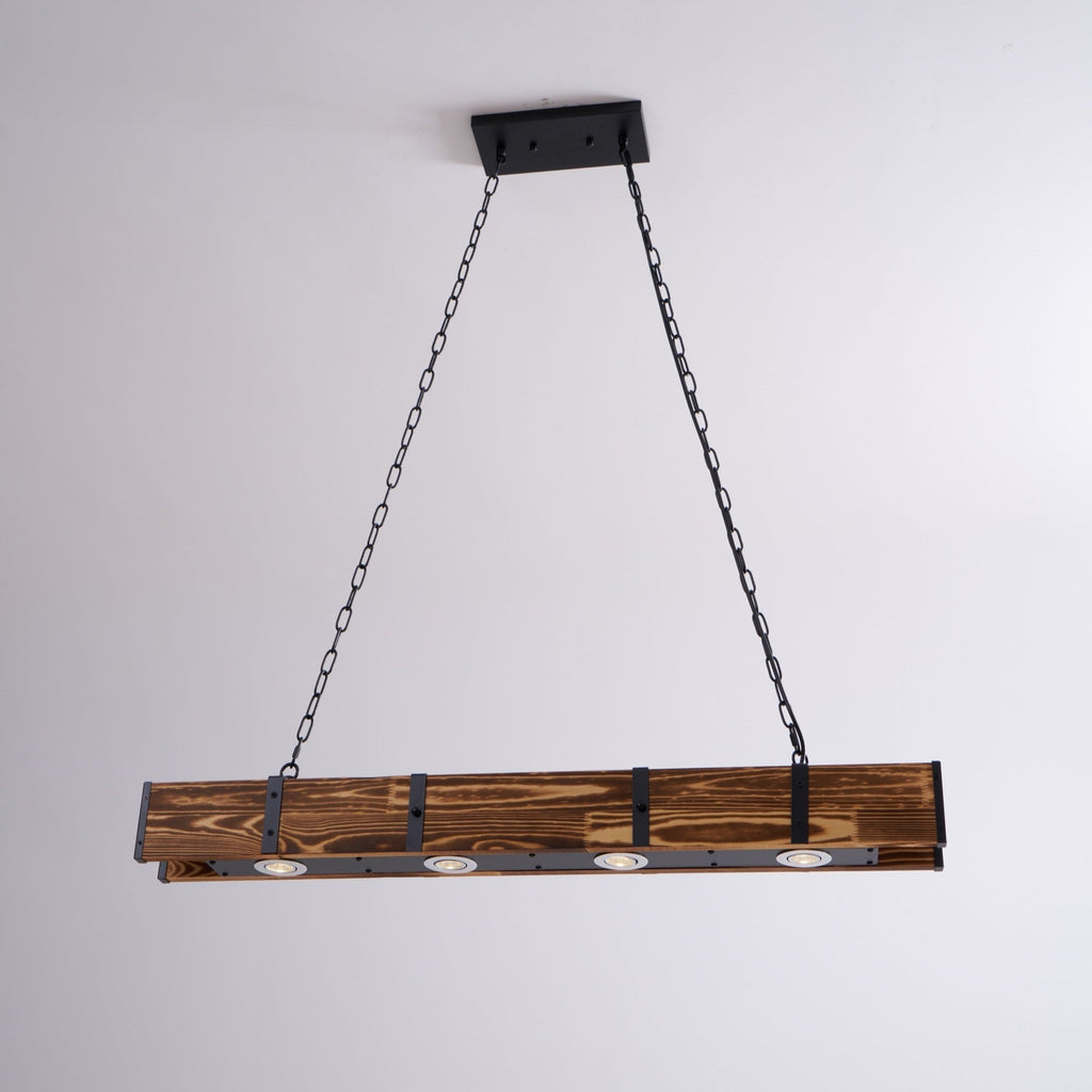 Lustra Lustre Pleva Bois Naturel Linéaire - Neutralighting