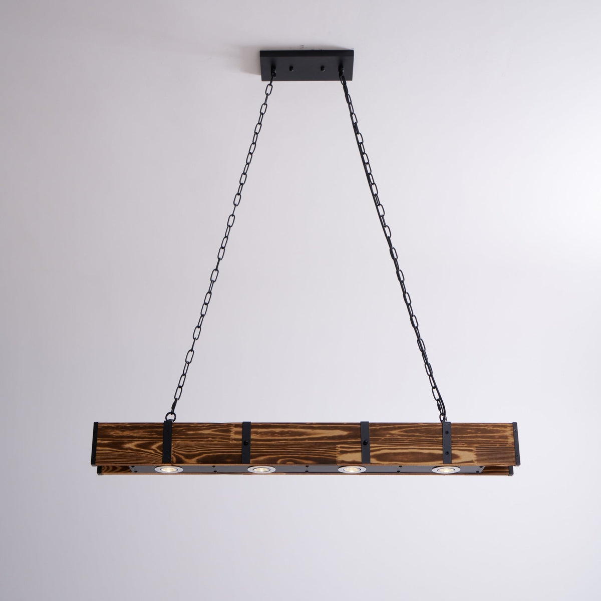 Lustra Lustre Pleva Bois Naturel Linéaire - Neutralighting