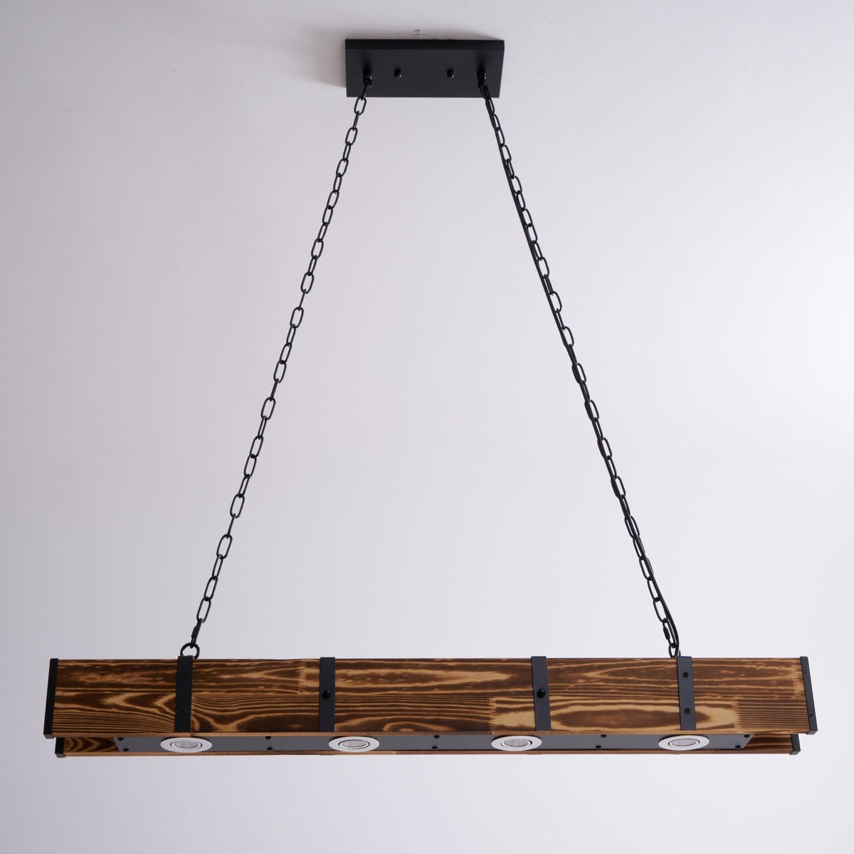 Lustra Lustre Pleva Bois Naturel Linéaire - Neutralighting