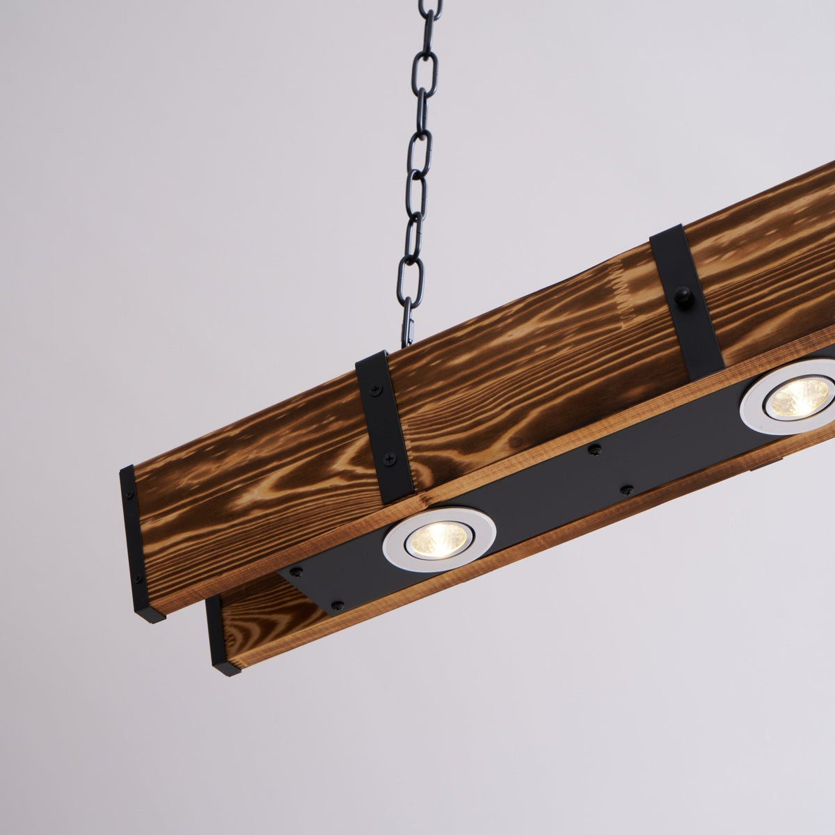 Lustra Lustre Pleva Bois Naturel Linéaire - Neutralighting