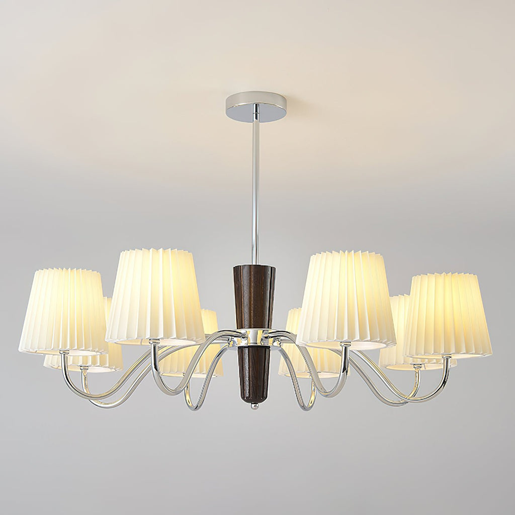 Aurora Lustre en tissu plissé classique - Neutralighting