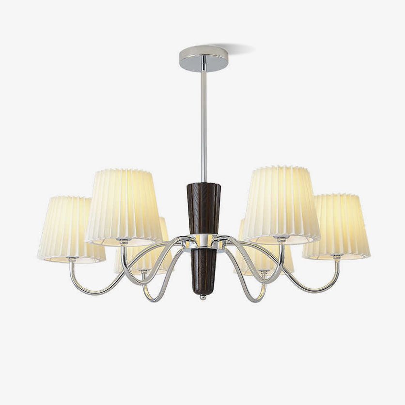 Aurora Lustre en tissu plissé classique - Neutralighting