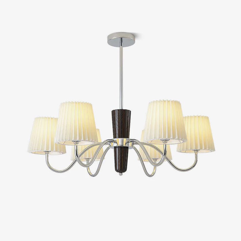 Aurora Lustre en tissu plissé classique - Neutralighting