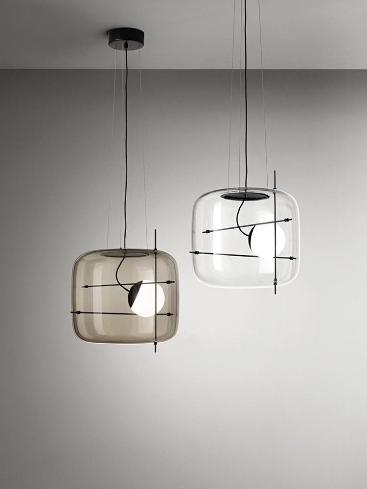 Lune Lampe Pendante en Verre Contemporaine - Neutralighting