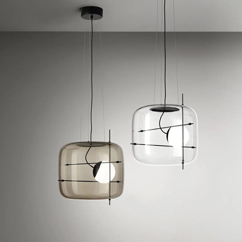 Lune Lampe Pendante en Verre Contemporaine - Neutralighting