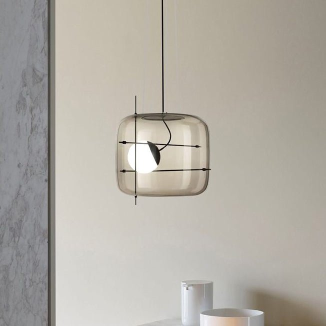 Lune Lampe Pendante en Verre Contemporaine - Neutralighting