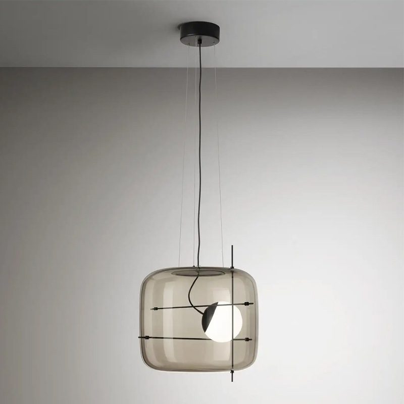 Lune Lampe Pendante en Verre Contemporaine - Neutralighting