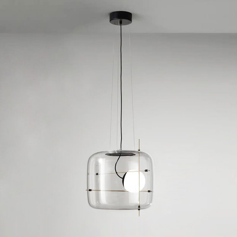 Lune Lampe Pendante en Verre Contemporaine - Neutralighting