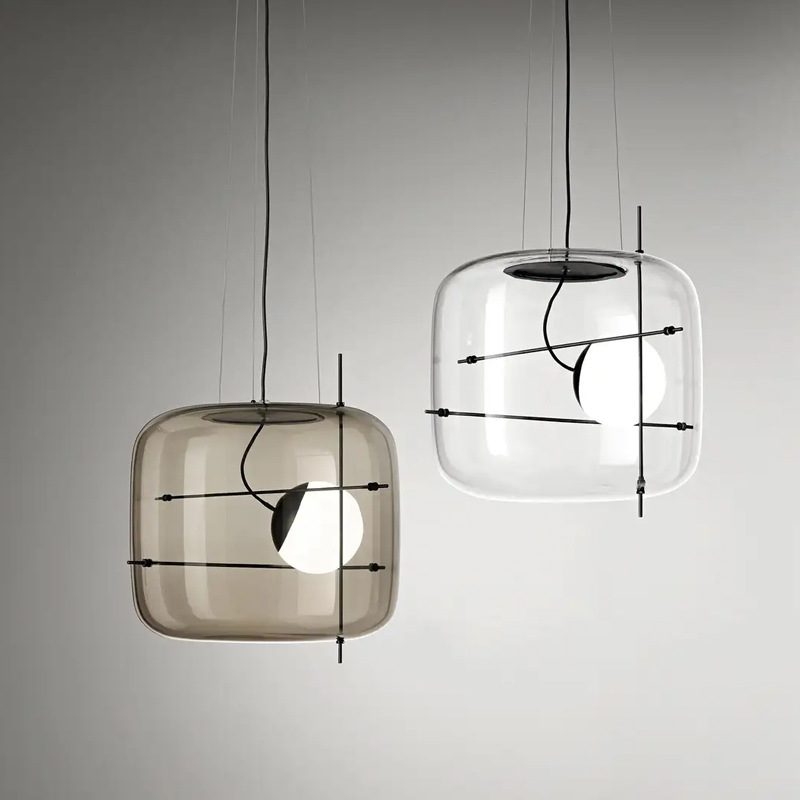 Lune Lampe Pendante en Verre Contemporaine - Neutralighting