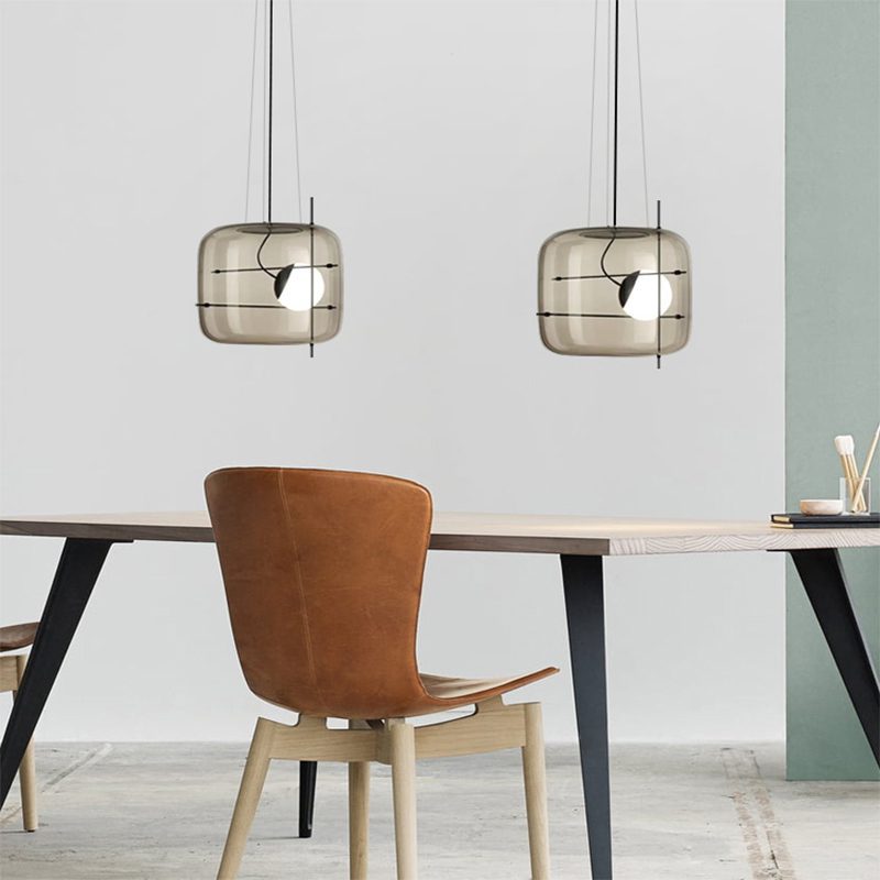 Lune Lampe Pendante en Verre Contemporaine - Neutralighting