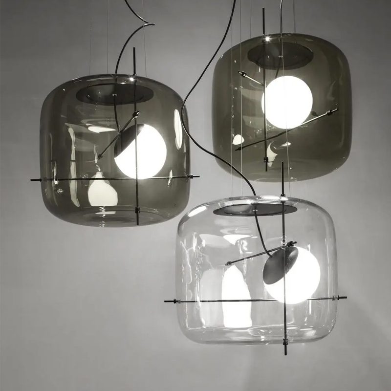 Lune Lampe Pendante en Verre Contemporaine - Neutralighting