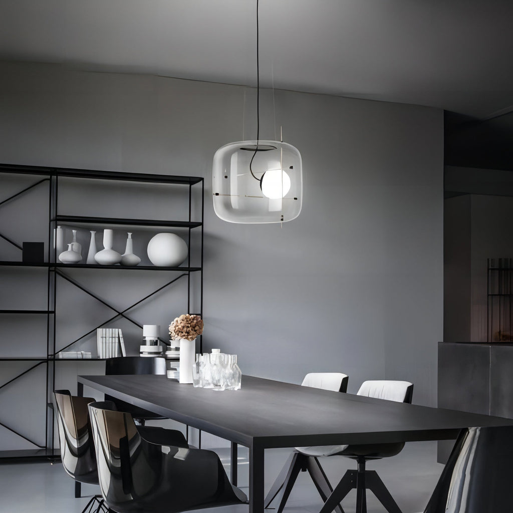 Lune Lampe Pendante en Verre Contemporaine - Neutralighting